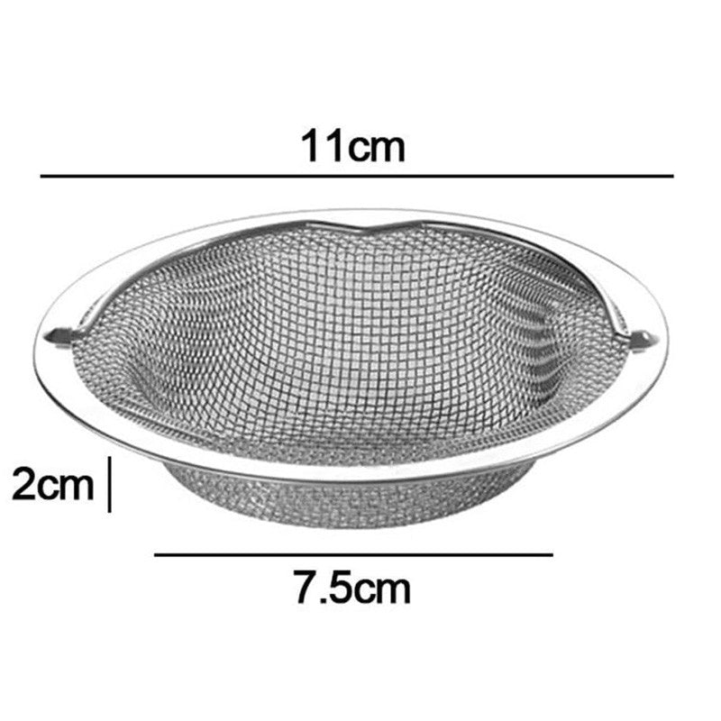 2-Piece Sink Drain Strainer - Food-Grade Stainless Steel, Anti-Clog, Easy to Clean for Kitchen Sinks/Bathroom Vanity Sinks