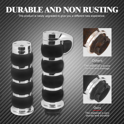 1" Motorcycle Hand Grips 25mm Handlebar Handle Bar For Harley Touring FLHR Softail Fat Boy Sportster XL 883 1200 Dyna For Honda