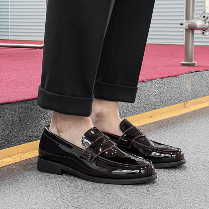 2025New Men Casual Oxford Shoes Genuine Leather Business Tooling Shoes Comfy High Quality Outdoor Antiskid Loafers Walking Shoes