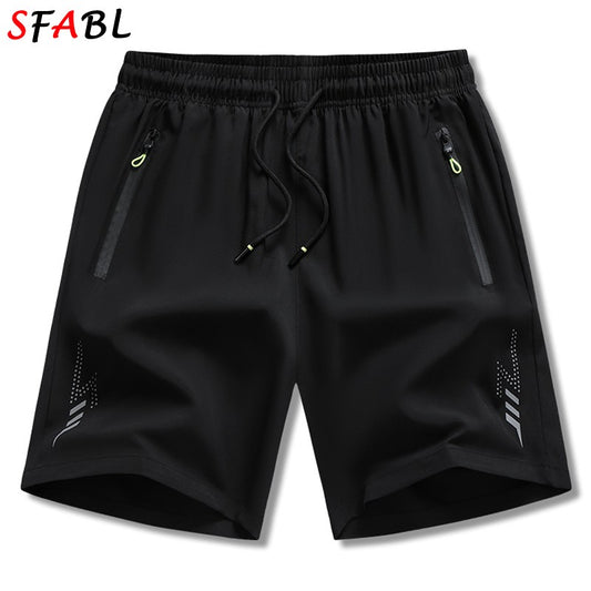 New Summer Casual Men's Shorts Quick-drying Elastic Running Gym Fitness Shorts Men Beach Short Pants Male Breathable Boardshorts
