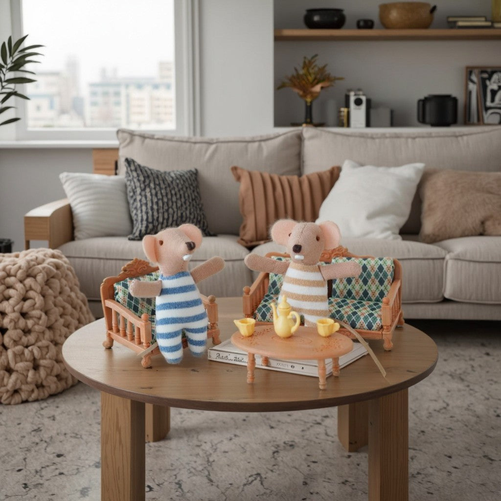 2025 Baby Plush Toy Comforts Sleeping Cute Rabbit, Bear, Mouse Baby Girl Doll, Cloth Doll Doll