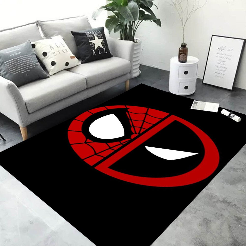 MINISO Disney Marvel Avengers Spiderman Carpet Rug for Home Living Room Bedroom Sofa Doormat Decor,kids Area Rug Floor Mat