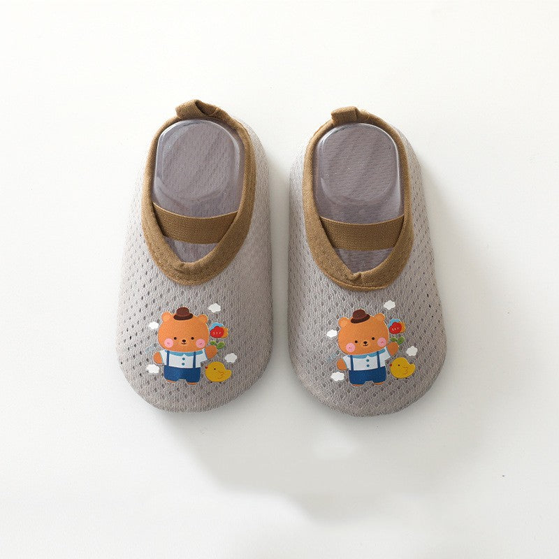 Cute Cartoon Baby Floor Socks Non-slip Soft Sole Toddler Sock Boy Girls Cotton Children's Toddler Warm Shoes Infant First Walker