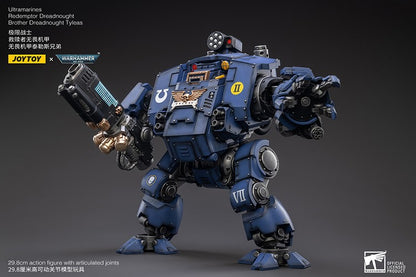 JOYTOY Warhammer 40K 1/18 Action Figure Ultramarines Redemptor Dreadnought Brother Tyleas Brinquedo de Anime de Presente