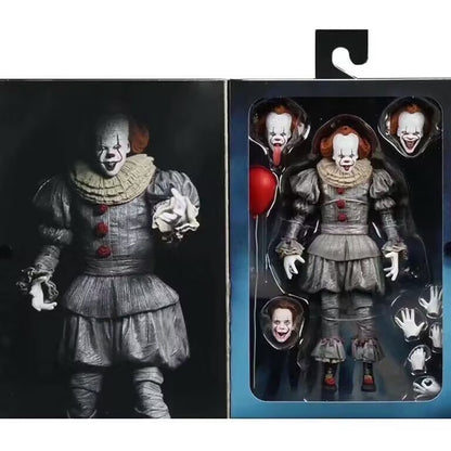 Boneco NECA Pennywise Coringa A Coisa de Stephen King Pennywise Coringa Palhaço Modelo Brinquedo de Terror de Halloween Presentes de Natal e Aniversário