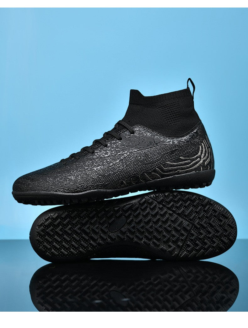New Men Sport Soccer Shoes Training Boys Football Boots Outdoor Adult Long Spikes Non Slip Cleats Breathable Match Comfortable