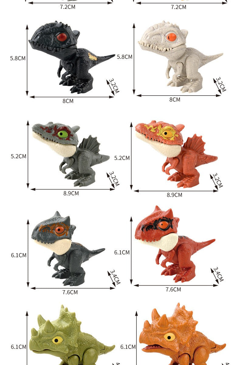 Caixa Surpresa Engraçada de Dinossauro Que Morde o Dedo, Brinquedo Infantil, Modelo de Animal de Desenho Animado, Presente para Meninos, Dinossauro de Simulação por Atacado