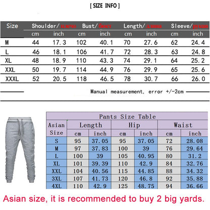 Spring Autumn 2020 Men's Sweat Suit Set Tracksuit Men Outfit Full Sleeve Tops with Hood Outdoor Sport Wear Men's Hooded Suit