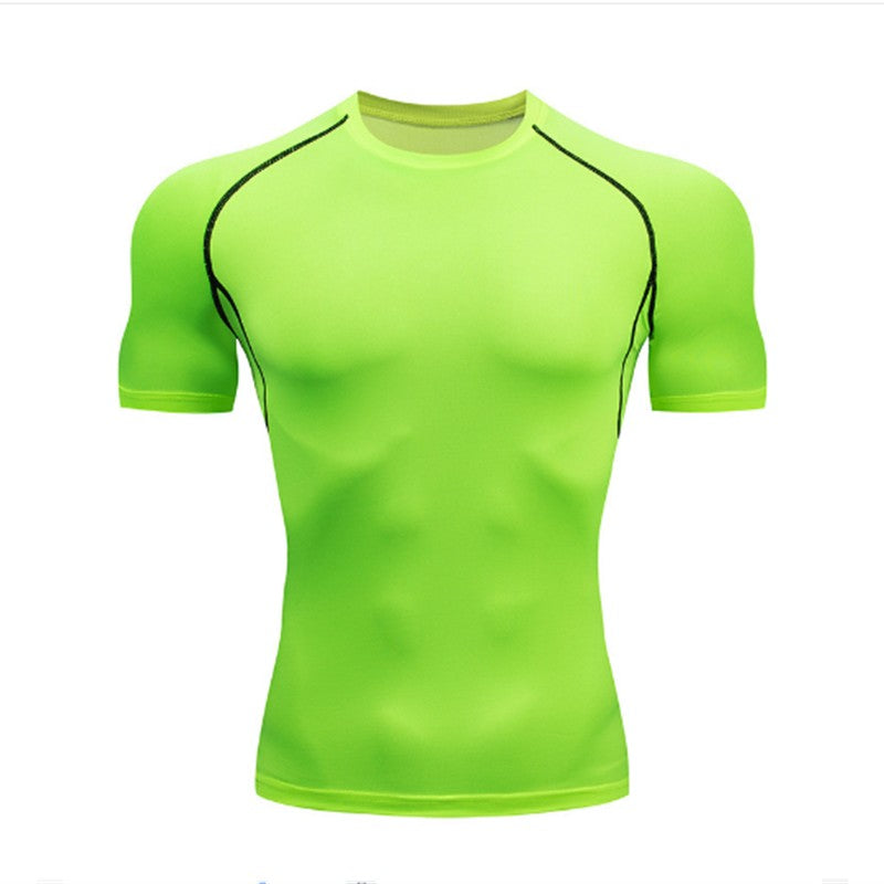 Men Compression Running T-shirt Fitness Tight Long Sleeve Sport Shirts Training Jogging Tops Gym Sportswear Dry Fit Rashgard