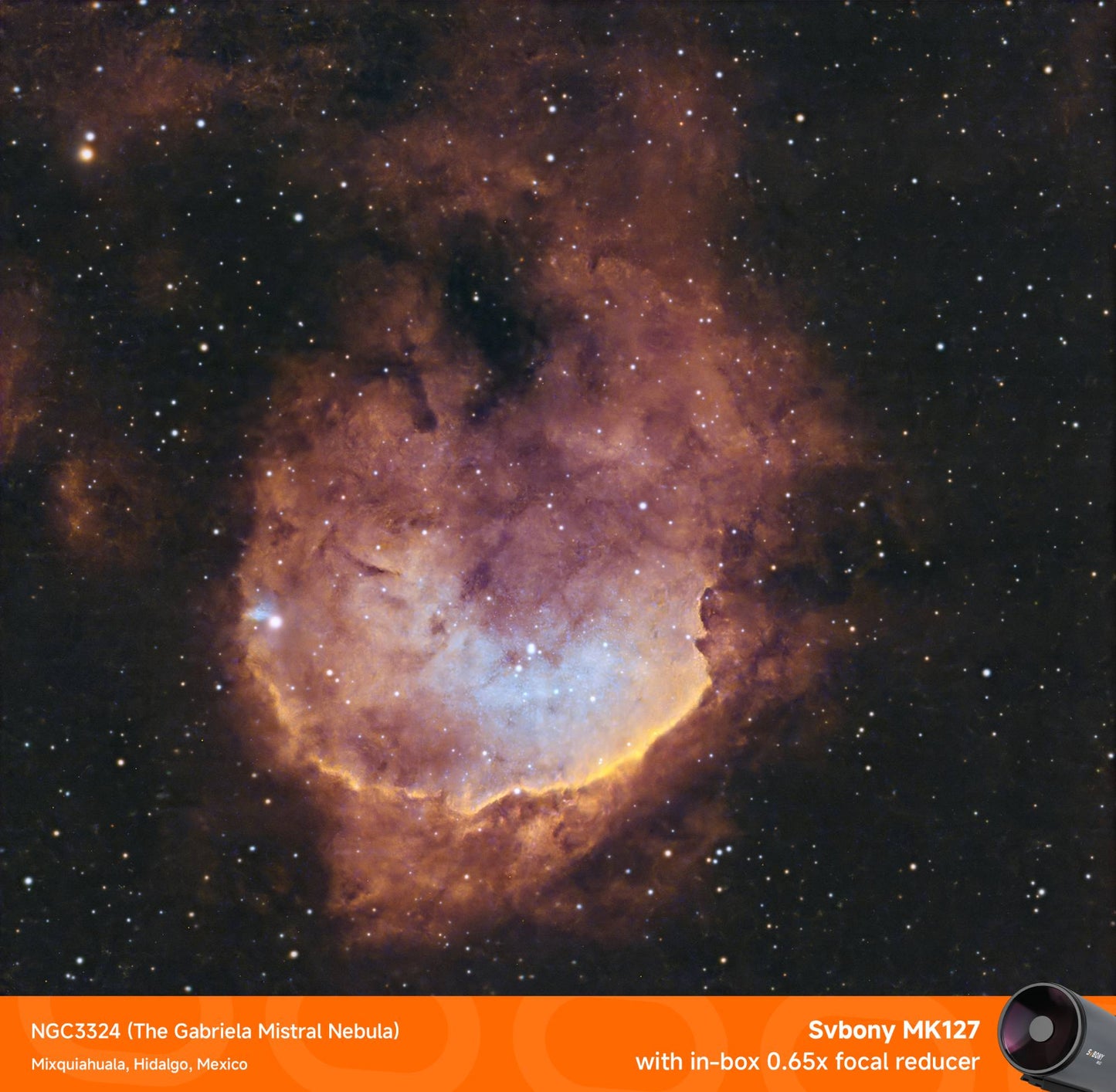 Svbony MK127 Maksutov Cassegrain Telescope OTA 127mm f/11.8 Portable Grab-and-Go Design for Lunar Planetary Nebula Observation