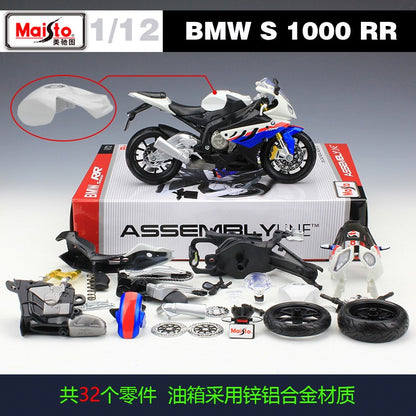 Maisto 1:12 BMW S1000RR HONDA CBR 600 RR 1000 RR KTM 690 Duke YAMAHA YZ450F Assemble DIY Motorcycle Bike Model Toy New In Box