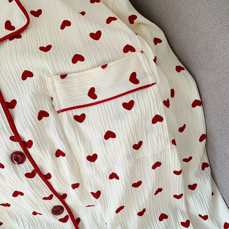 Cartoon Dog Letter Plaid Print Pajama Sets for Women Plus Size Sweet Cute Harajuku Style 2PC Set Sleepwear Autumn New Homewear