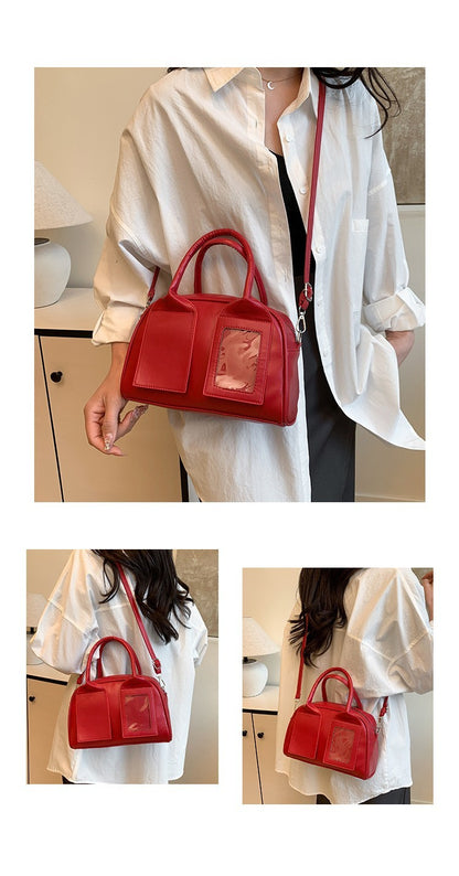 2025 New Y2K Harajuku Shoulder Bag Women Korean Transparent Ita Bag Crossbody Bag Female Japanese Designer Trend Handbag Purse