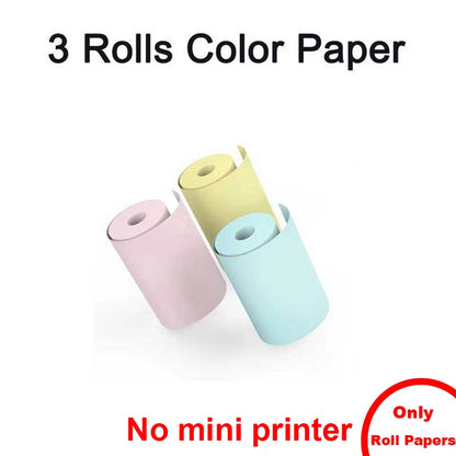 Portable Mini printer,thermal pocket Label  printer, for Android or IOS APP, inkless sticker printer, suitable for home, office