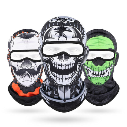 Quick-Dry Skull Face Mask - Breathable Sun Protection for Cycling & Outdoor Sports