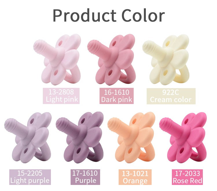 TYRY.HU Baby Newborn Soft Food Silicone Nipple Infant Safe Circle Type Nipples Toddler Pacifier Kids Teether Toy For Boy Girls