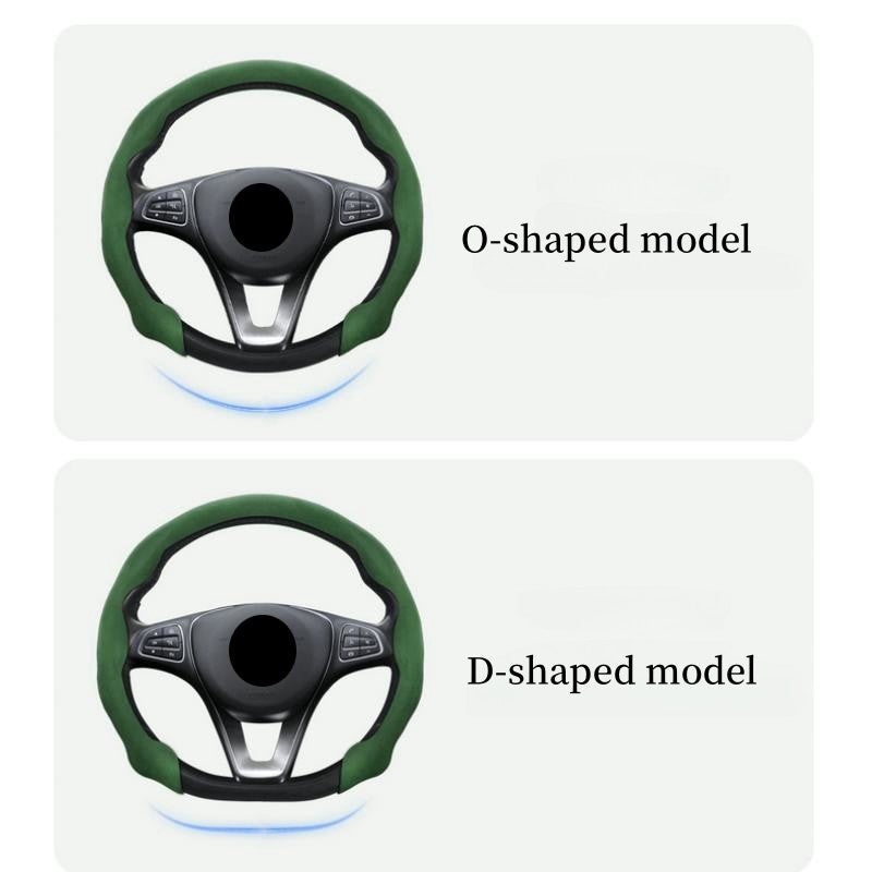 Capa de volante de camurça ultrafina estilo cartão, versão universal dinâmica e moderna