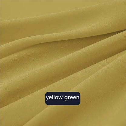 New 2025 Summer Fashion New Solid Color Split Chiffon Shirts Loose Irregular Shirts Tops Thin Blouses Woman Red blusas femininas