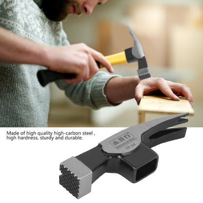 10oz Right Angle Double Fork Carpenter Claw Hammer Head Double V Type Nail Removing Design High Carbon Home Woodworking Tool