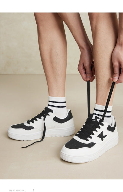 Tênis de Skate Xtep Masculino 2024 Verão Resistente ao Desgaste Sapatos de Skate Estáveis e Macios Tênis de Lazer ao Ar Livre 876319310029