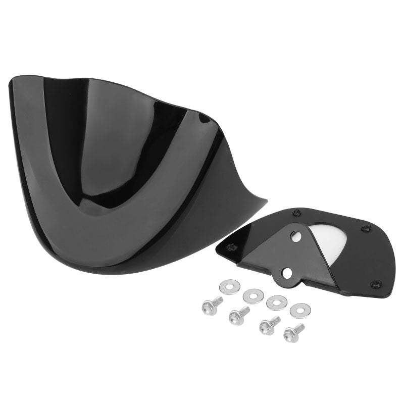 Front Chin Spoiler Lower Air Dam Fairing Cover Black Motorcycle Parts For Harley Dyna Fat Bob Streetbob Wide Glide FXD 2006-2017