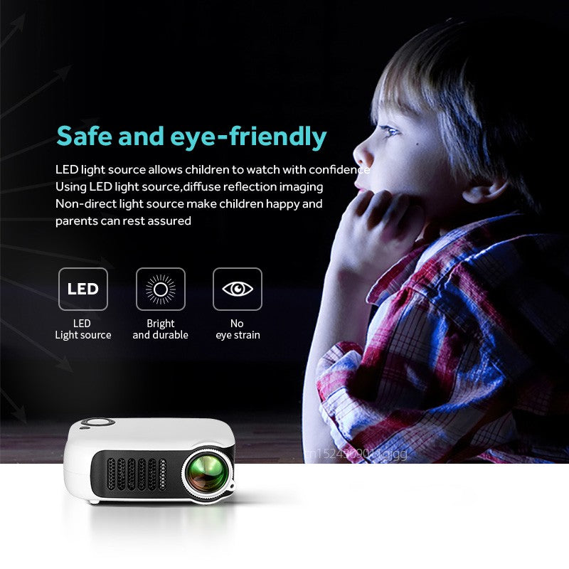 Mini Projetor AUN A2000 Home Theater Portátil Projetor 3D LED Smartphone TV Projetor Laser para Vídeo Cinema Full HD 1080P