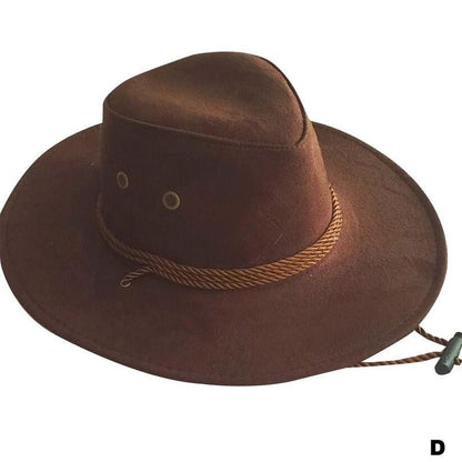 Chapéu de Caubói Ocidental Masculino Colorido, Chapéu de Caubói Jazz de Aba Grande para Cavalheiros, Presente de Caubói Ocidental para Homens, Bonés Mongóis Coloridos