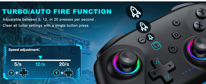 BEBONCOOL Wireless Controller for Switch 2 with Joystick Double Vibration Compatible for Switch OLED/Lite Switch Remote Gamepad