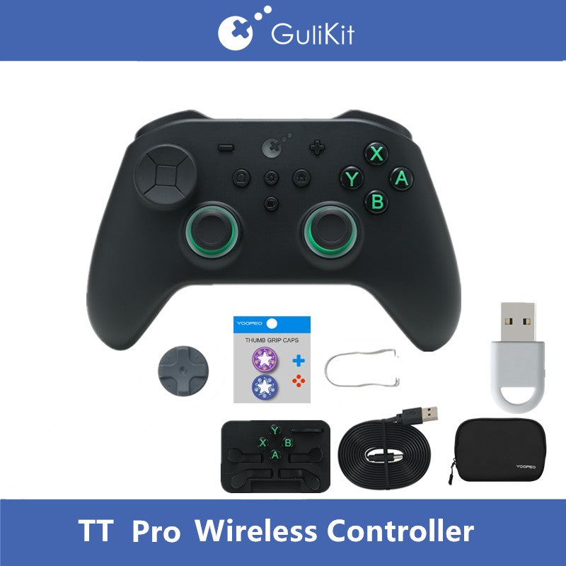 GuliKit Gamepad TT Max/Pro Wireless Controller with TMR Joysticks & Triggers Gamepad for Windows /Nintendo Switch Android iOS
