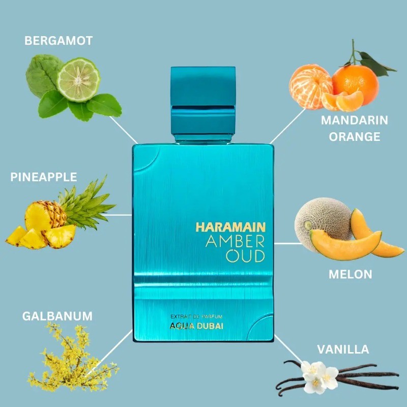 Al Haramain Perfumes Amber Oud Aqua Dubai Pheromone Fragrance Arabian Women's Perfume Pheromone Cologne for Man Birthday Present