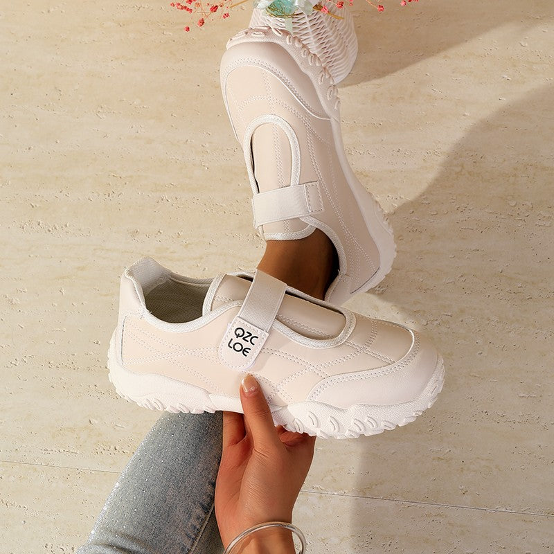 Soft Sole Non-Slip Work Shoes Comfortable for Feet Autumn Winter Women's Black Sneakers Slip-On Waterproof Kitchen Office