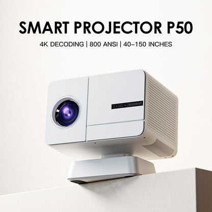 P50 Global Smart Projector Android 11 4K WIFI Bluetooth Android Electric Focus 1080P Home Cinema Outdoor portable Projector