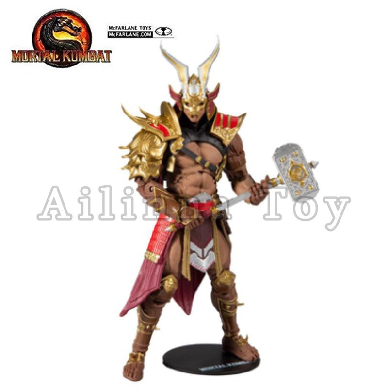 McFARLANE Boneco de Ação Mortal Kombat XI Shao Kahn 7 polegadas Modelo de Anime para Presente