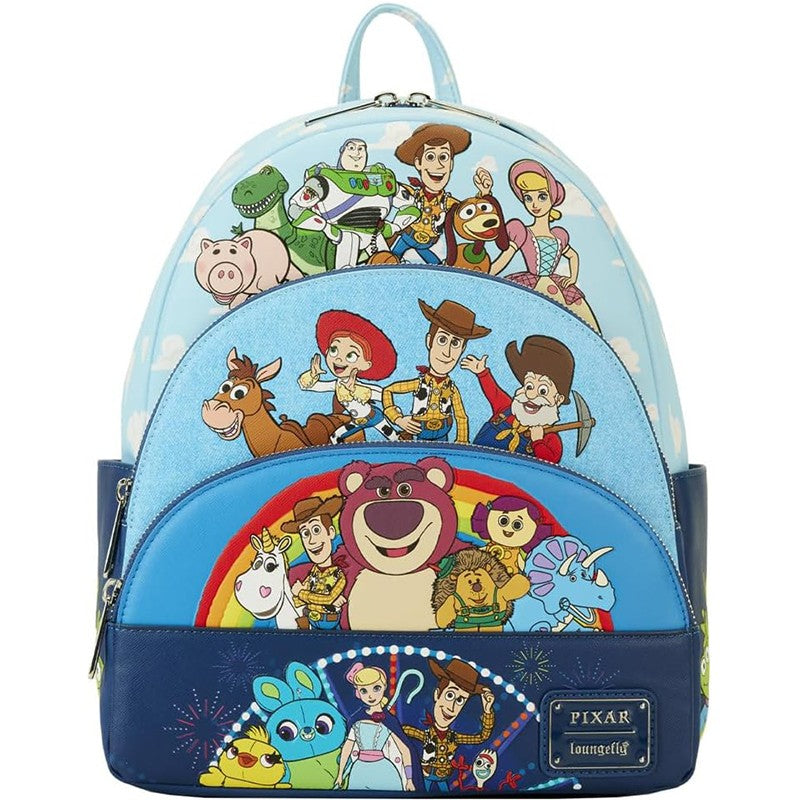 Loungefly Pixar Toy Story Moments Procurando Monstros Universidade Jogos de Susto Mini Mochila Coco Ernesto Cosplay Mochila