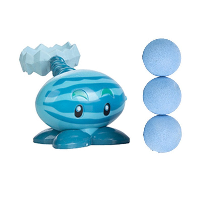 Plantas vs Zumbis Anime Bonecos de Ação Disparervilha Obstáculo Zumbi Pirata Figura de Ação Modelo de Cola Dura Jogo de Batalha Presente Infantil