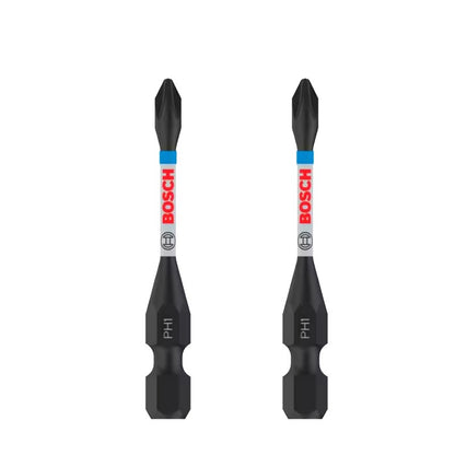 BOSCH Original PH/PZ 55MM Set Impact Type Bit S2 HSS Wear Resistance Carpentry Bit Screwdriver Power Tool Accessories