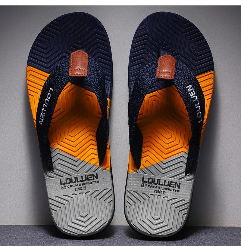 Men Flip Flops Summer Beach Slippers Fashion Breathable Casual Beach Men Slippers Summer Outdoor