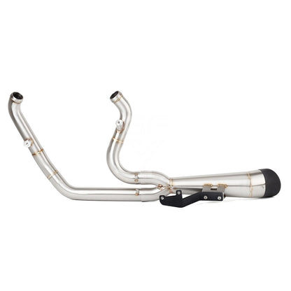 For Harley Dyna Super Glide Custom FXDC 2007-2014 FXD / EFI FXDI / Custom FXDC Motorcycle Exhaust Muffler With Header Link Pipe