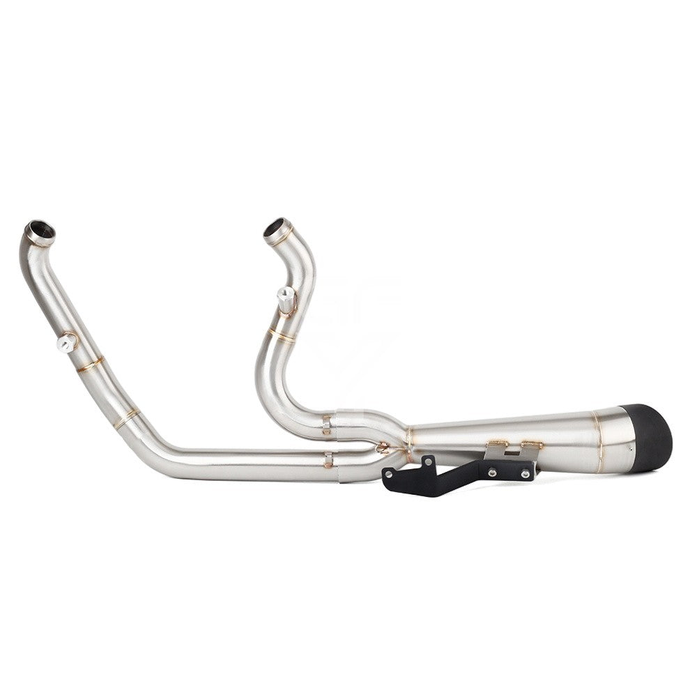 For Harley Dyna Street Bob FXDB 2007 to 2017 EFI FXDBI 2006 Motorcycle Exhaust Muffler With Header Link Pipe