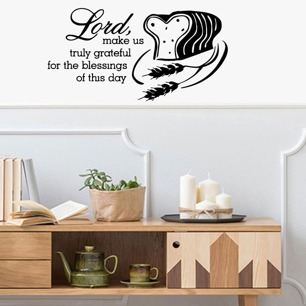 1 pc hot sale NEW English Sentence Vinyl Kitchen Wall Stickers Wallpaper For Baby's Rooms Bedroom Wall Art Sticker Murals