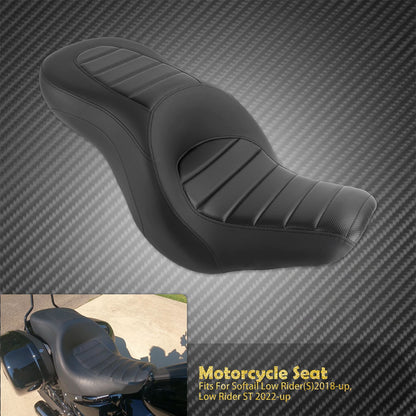 Assento Traseiro Dianteiro para Passageiro de Motocicleta para Harley Softail Sport Glide Low Rider S Low Rider ST 2018-24