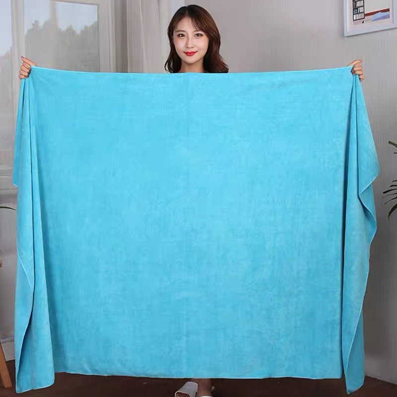 Towel Thickened Microfiber Absorbent High-density Coral Fleece Towel Quick Dry Clean Face Soft Absorbent bath towel
