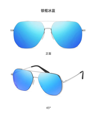 Aviator Sunglasses for Men, Anti-Uv Polarized Sunglasses for Driving, Men's Driving Glasses