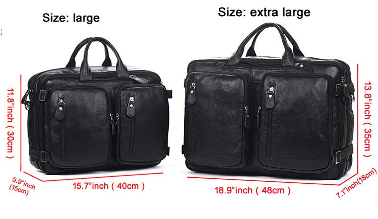 Bolsa de Viagem Masculina de Couro Genuíno Legítimo de Grão Integral Multifuncional, Bolsa de Viagem de Couro, Bolsa de Viagem Grande, Bolsa de Fim de Semana