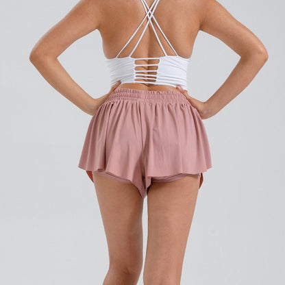 2in1 Jogger Flowy Athletic Shorts for Women Gym Yoga Workout Running Tennis Skirt Comfy Skort Lounge Cute Clothes Casual Summer