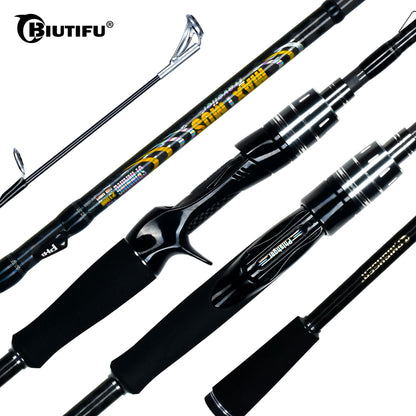 Vara de Pesca de Isca MAXIMUS 1.8m 2.1m 2.4m 2.7m 3.0m Carbono 30T Spinning Baitcasting Guia FUJI Viagem Casting 3-35g L/M/MH BIUTIFU