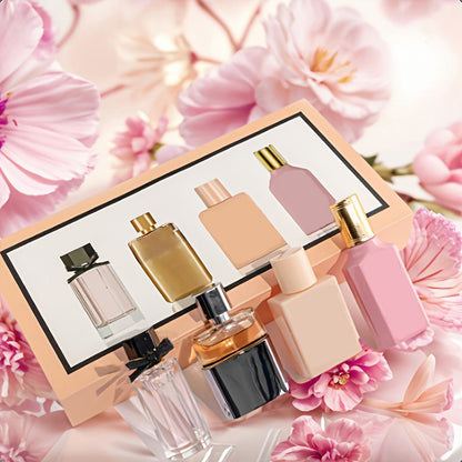 Christmas gifts Lasting Fragrance Fresh,Women's Perfume Gift Box, Unisex, Portable Travel Package, Front, Middle And Back Tones,