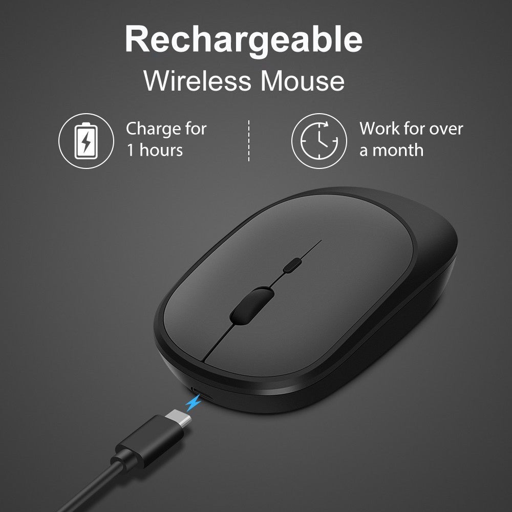 HOT Mouse Sem Fio USB 2.4G Recarregável Gamer Modos Duplos Bluetooth Para Notebook Pad Tablet PC Macbook Mause