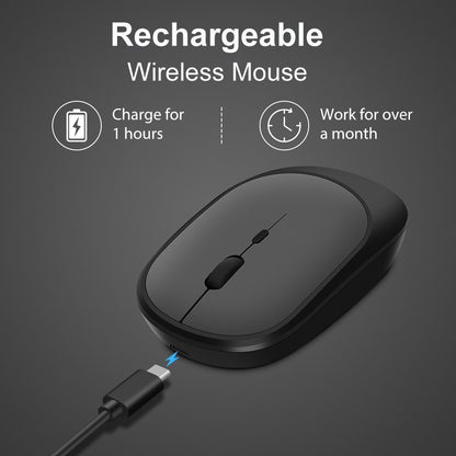 HOT Mouse Sem Fio USB 2.4G Recarregável Gamer Modos Duplos Bluetooth Para Notebook Pad Tablet PC Macbook Mause