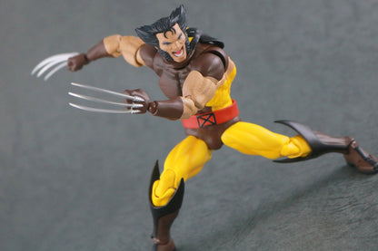 New CT Toys Mafex 96 Wolverine Boneco Marrom Quadrinhos X-Men Boneco de Ação Mafex 138 Shf Anime Estatueta Modelo Ko Brinquedo Presentes